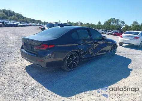 2021 BMW 530I из США, поврежденный, VIN WBA53BH03MCG09861